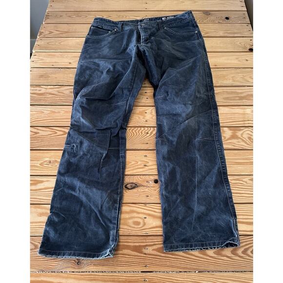 Kuhl Patina Dye Straight Jeans Size 36x32 Men’s Black
